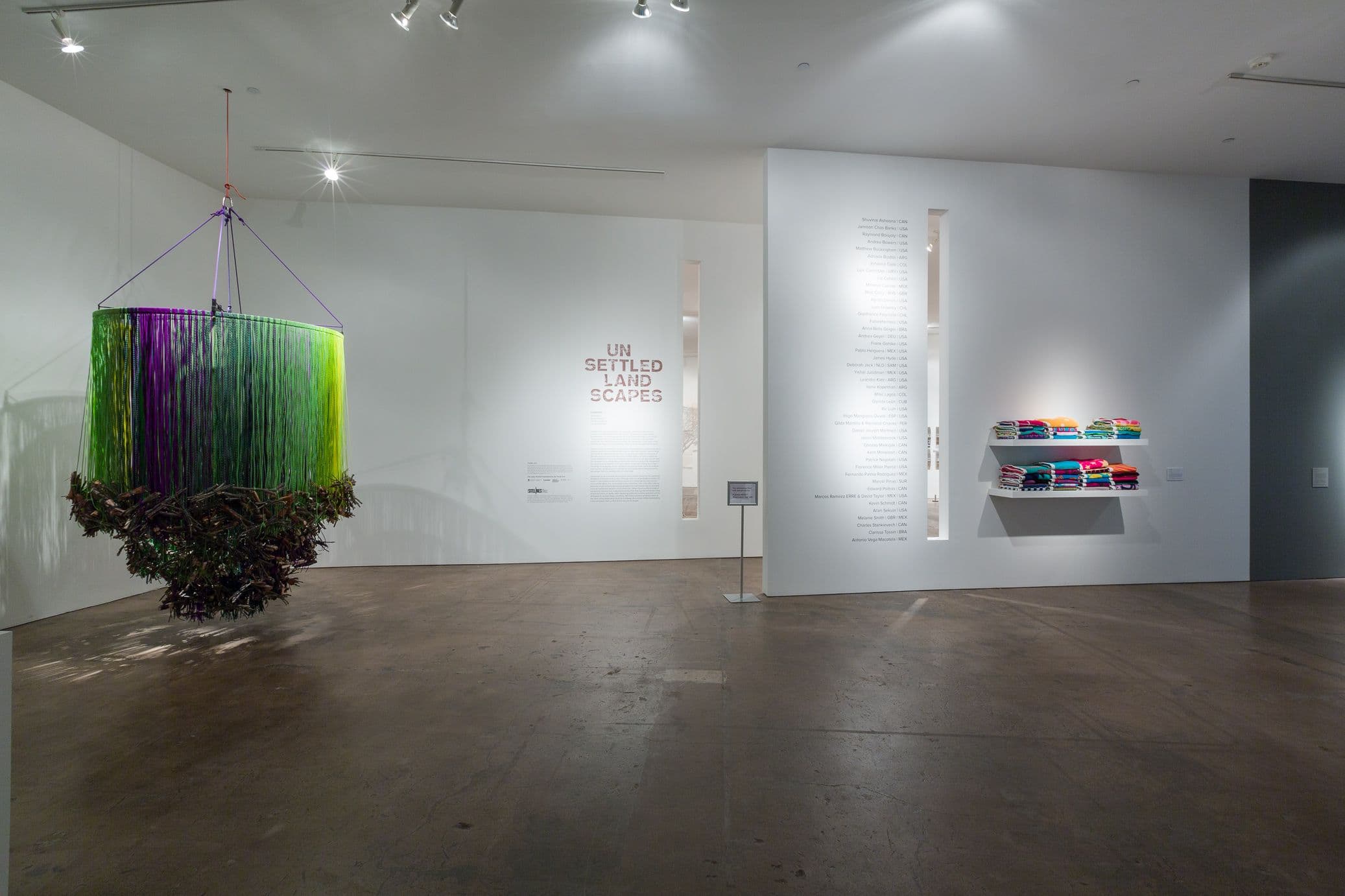 Installation view, SITElines.2014: Unsettled Landscapes, SITE SANTA FE, 2014. Photo by Eric Swanson