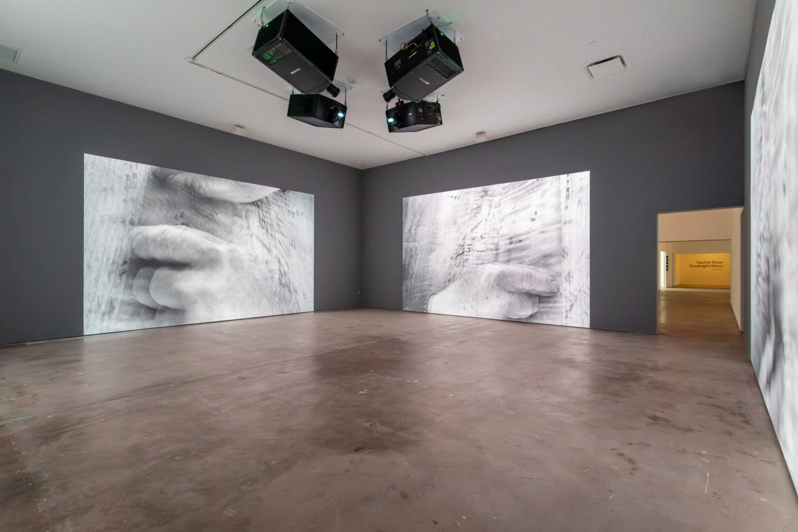 Bruce Nauman: His Mark installed at SITE SANTA FE, photo by Shayla Blatchford © 2023 Bruce Nauman / Artists Rights Society (ARS)