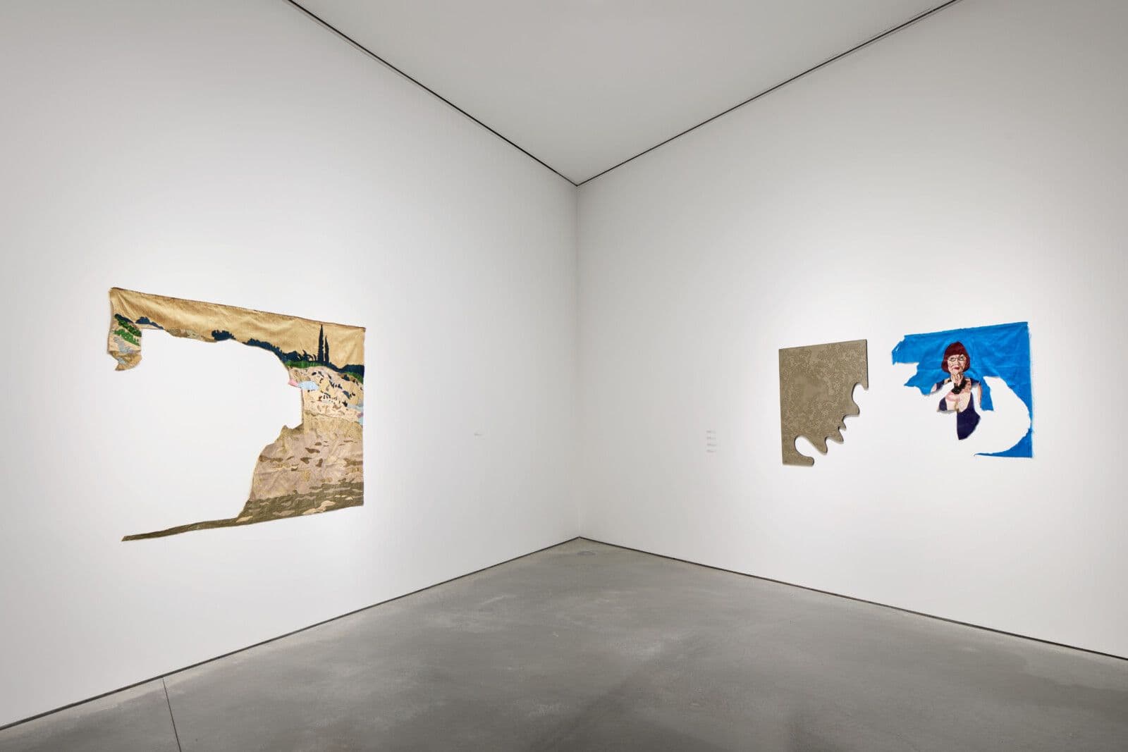 Billie Zangewa: Field of Dreams installed at SITE SANTA FE, photo by Byron Flesher