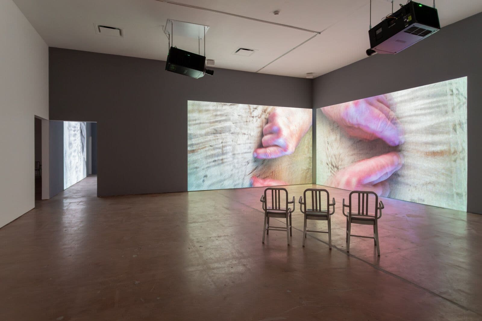Bruce Nauman: His Mark installed at SITE SANTA FE, photo by Shayla Blatchford