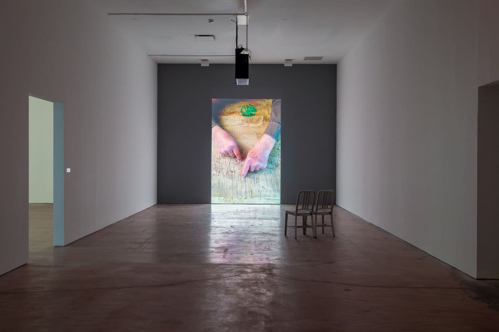 Bruce Nauman: His Mark installed at SITE SANTA FE, photo by Shayla Blatchford