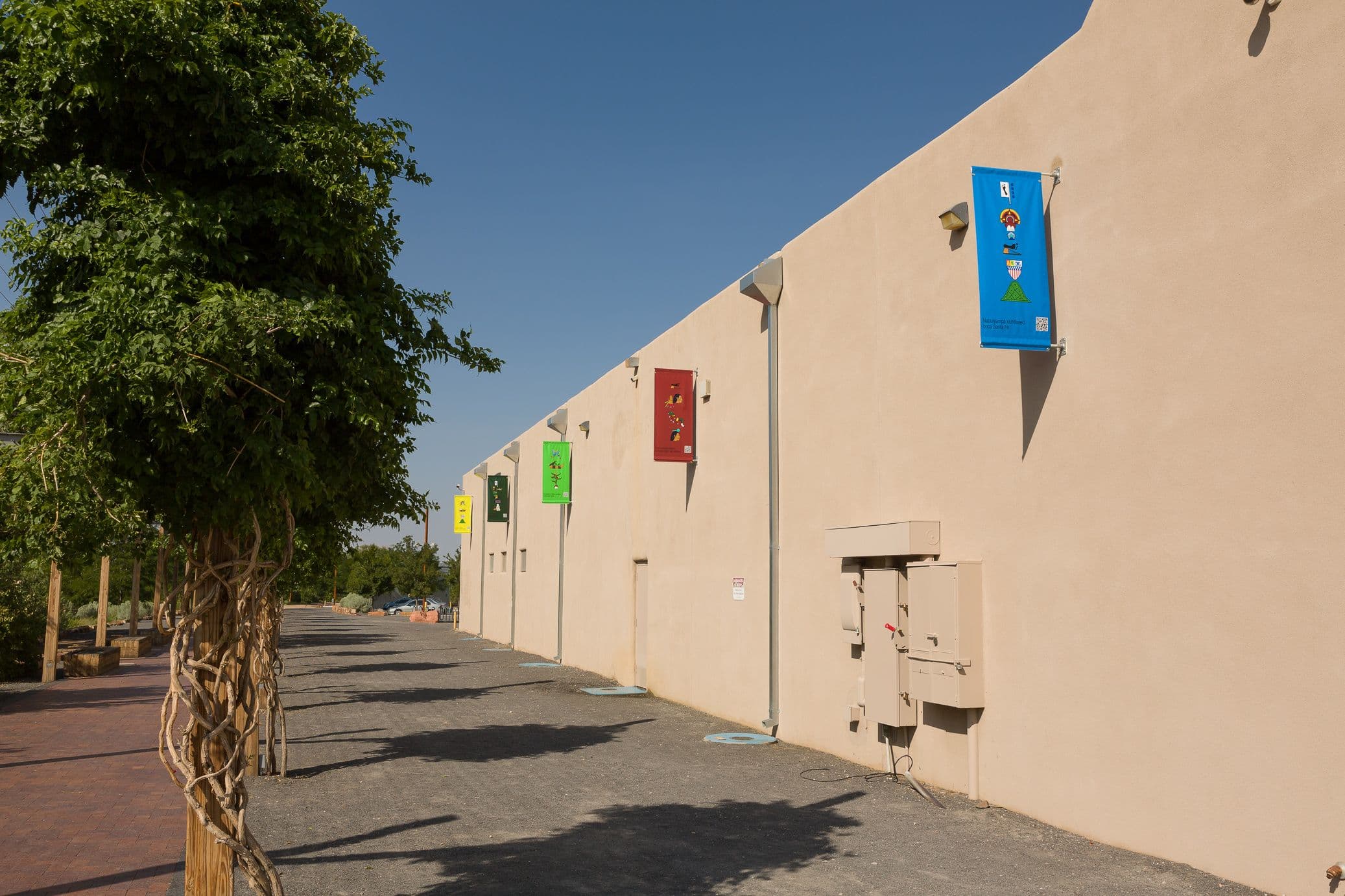 Exterior view, SITElines.2014: Unsettled Landscapes, SITE SANTA FE, 2014. Photo by Eric Swanson
