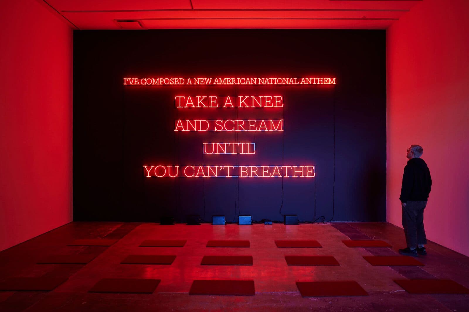 Nicholas Galanin: Interference Patterns installed at SITE SANTA FE, photo by Brad Trone