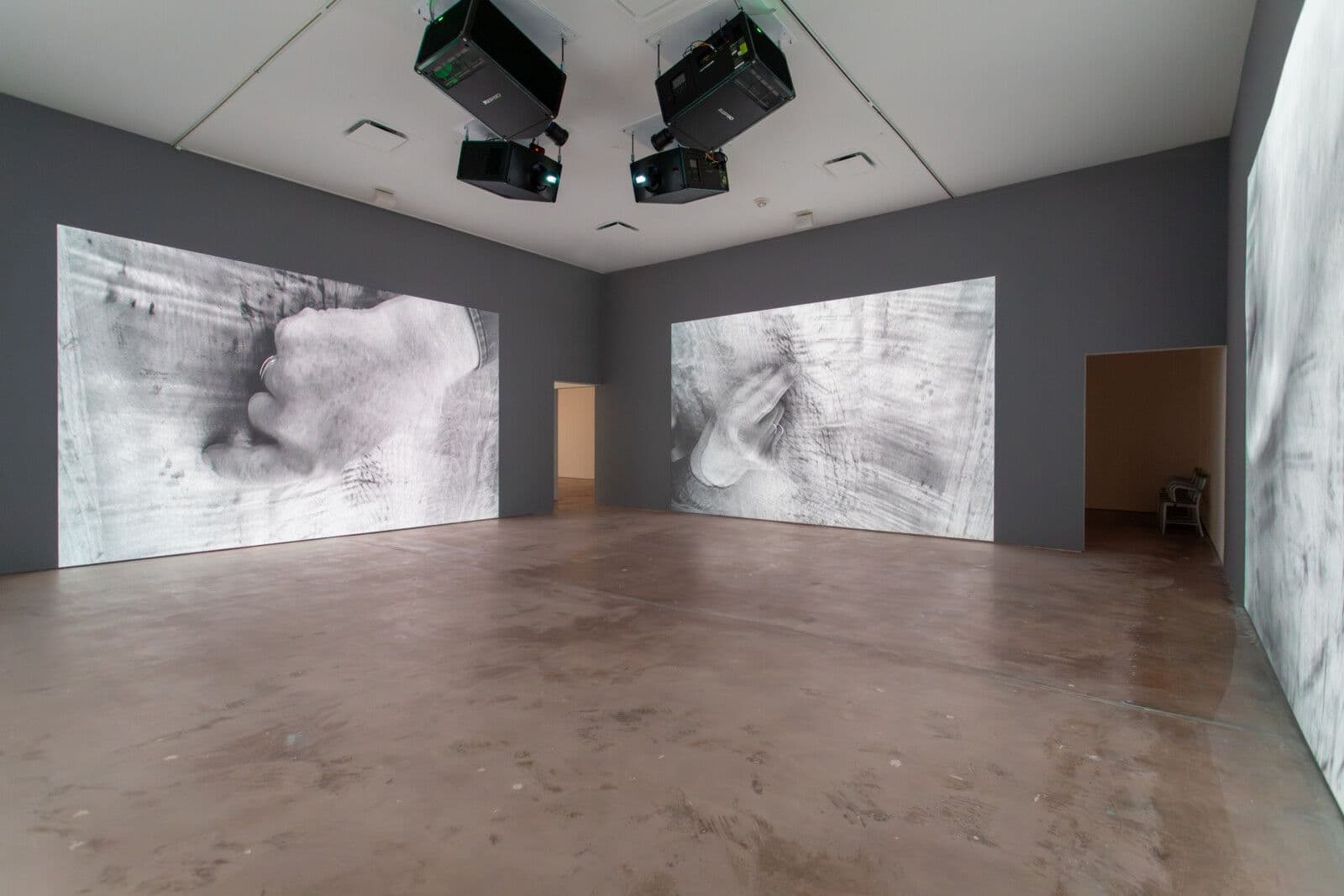 Bruce Nauman: His Mark installed at SITE SANTA FE, photo by Shayla Blatchford