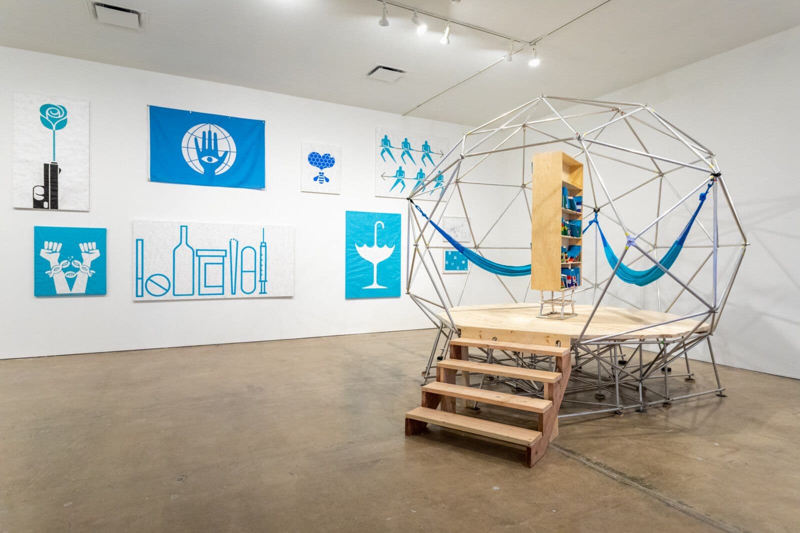 Pedro Reyes, DIRECT ACTION, 2023, Installation view, image courtesy of SITE Santa Fe, photo by Shayla Blatchford-222-HDR