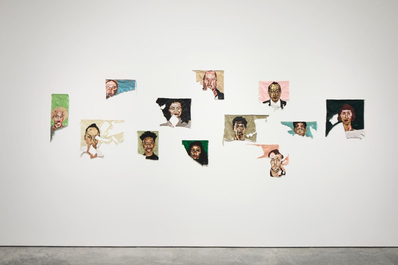 Billie Zangewa: Field of Dreams installed at SITE SANTA FE, photo by Byron Flesher